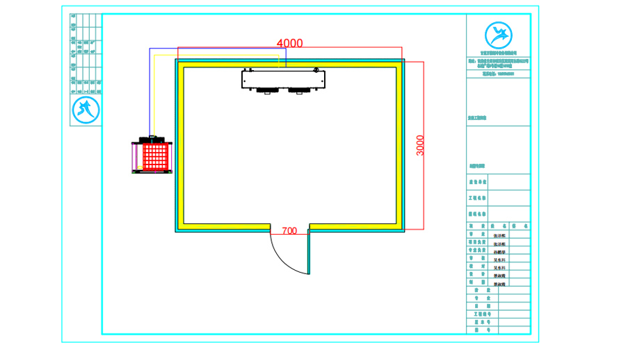 定西安定區(qū)12平米冷凍庫設(shè)計(jì)工程-萬能制冷