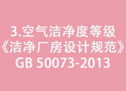 3.空氣潔凈度等級-《潔凈廠房設(shè)計(jì)規(guī)范》GB 50073-2013